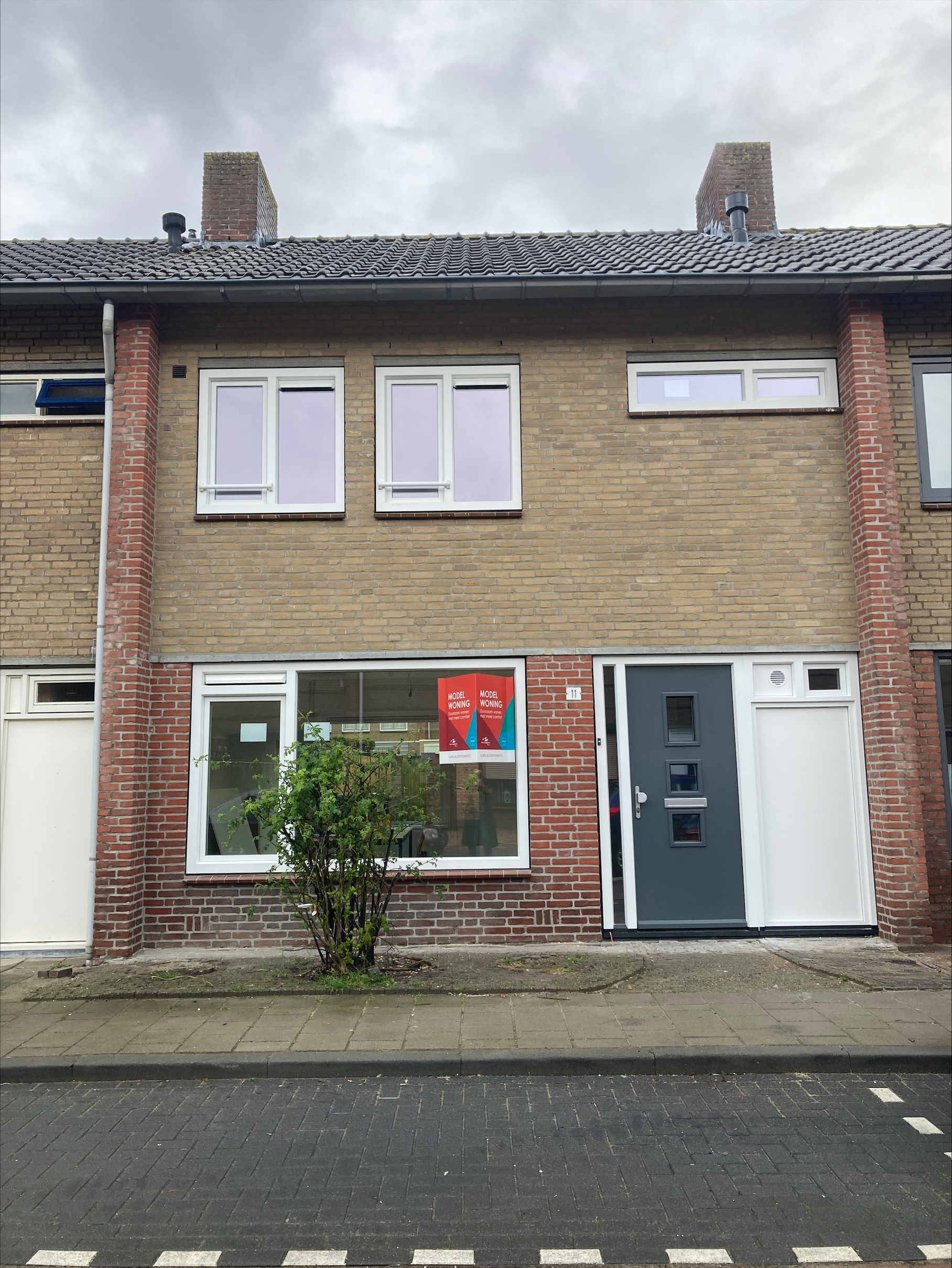 Een van de modelwoningen